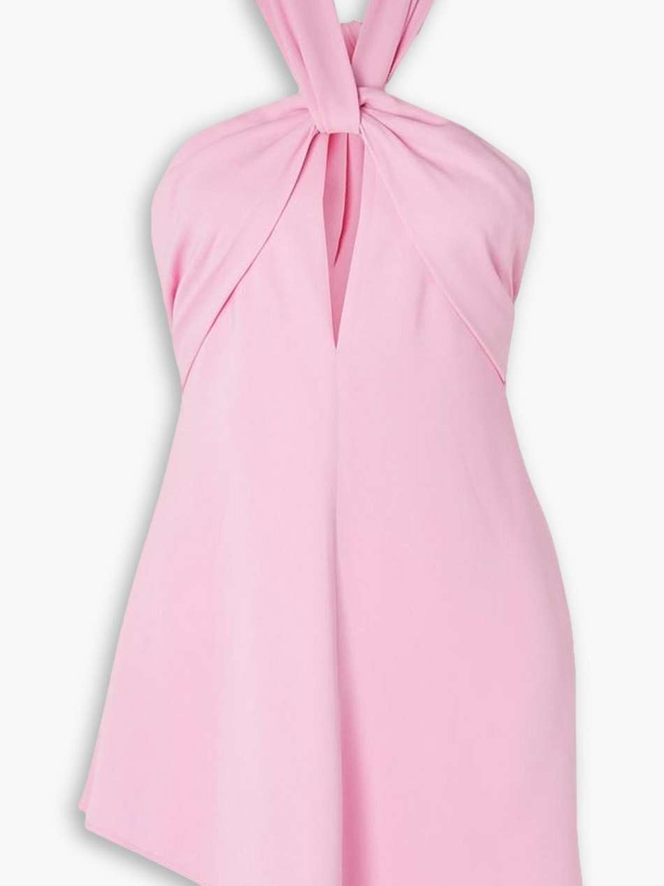 becky cutout woven mini dress
