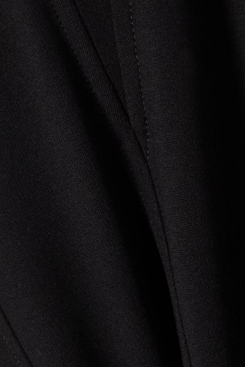 THE ATTICO Beath open-back embellished stretch-ponte midi dress