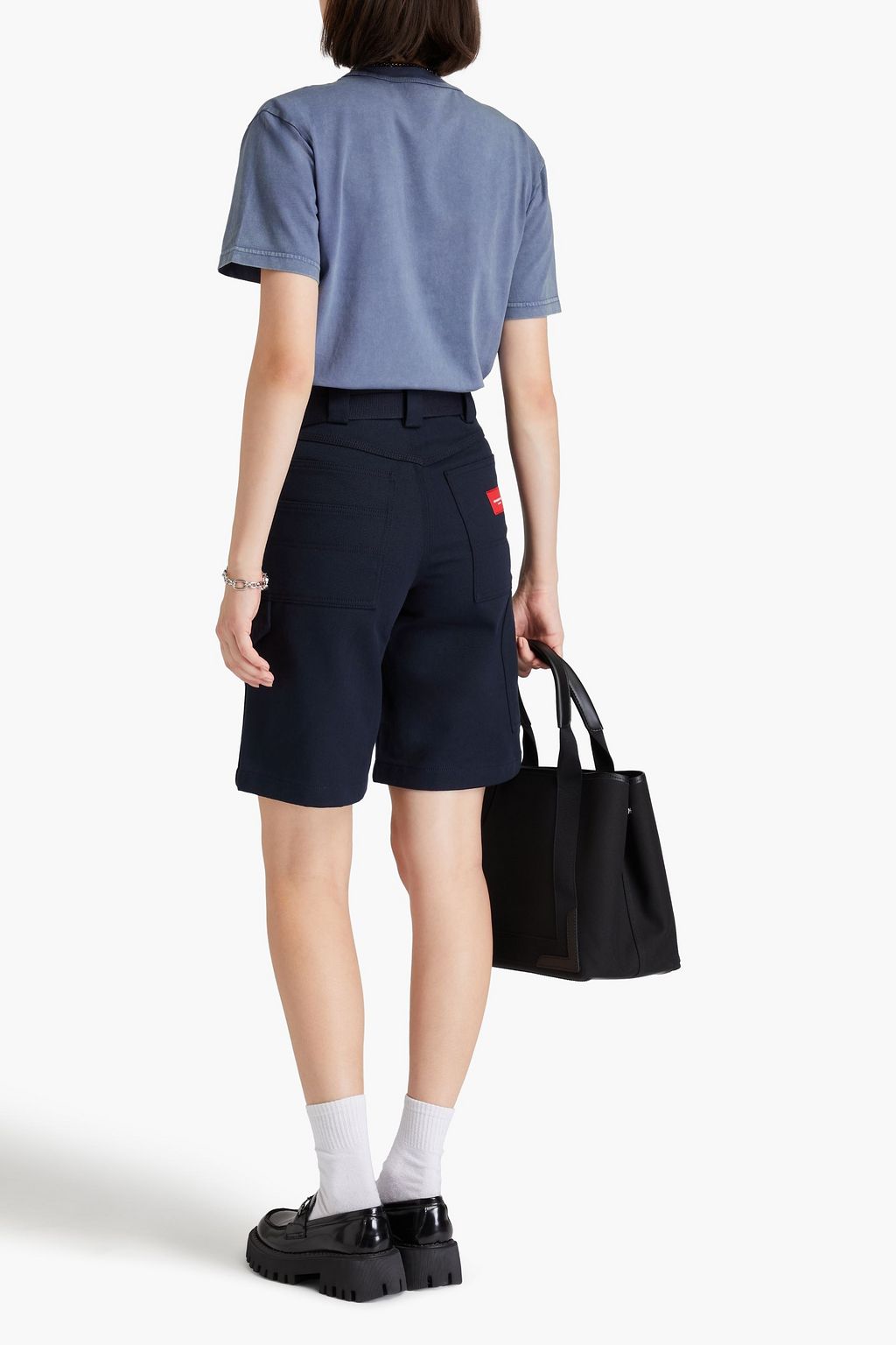 ALEXANDER WANG شورت من قطن تويل