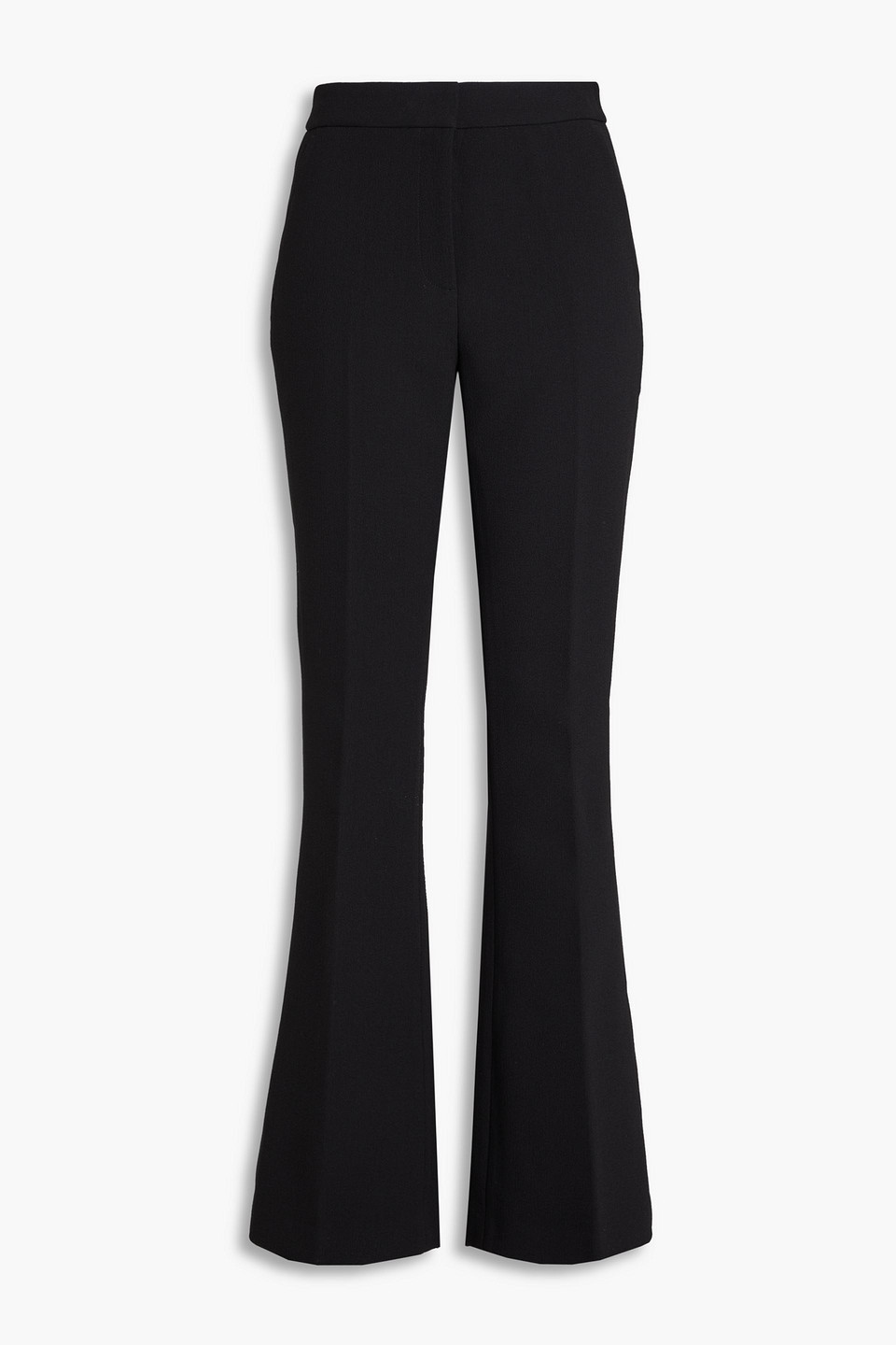 Rebecca Vallance Evelyn Crepe Flared Pants In Black