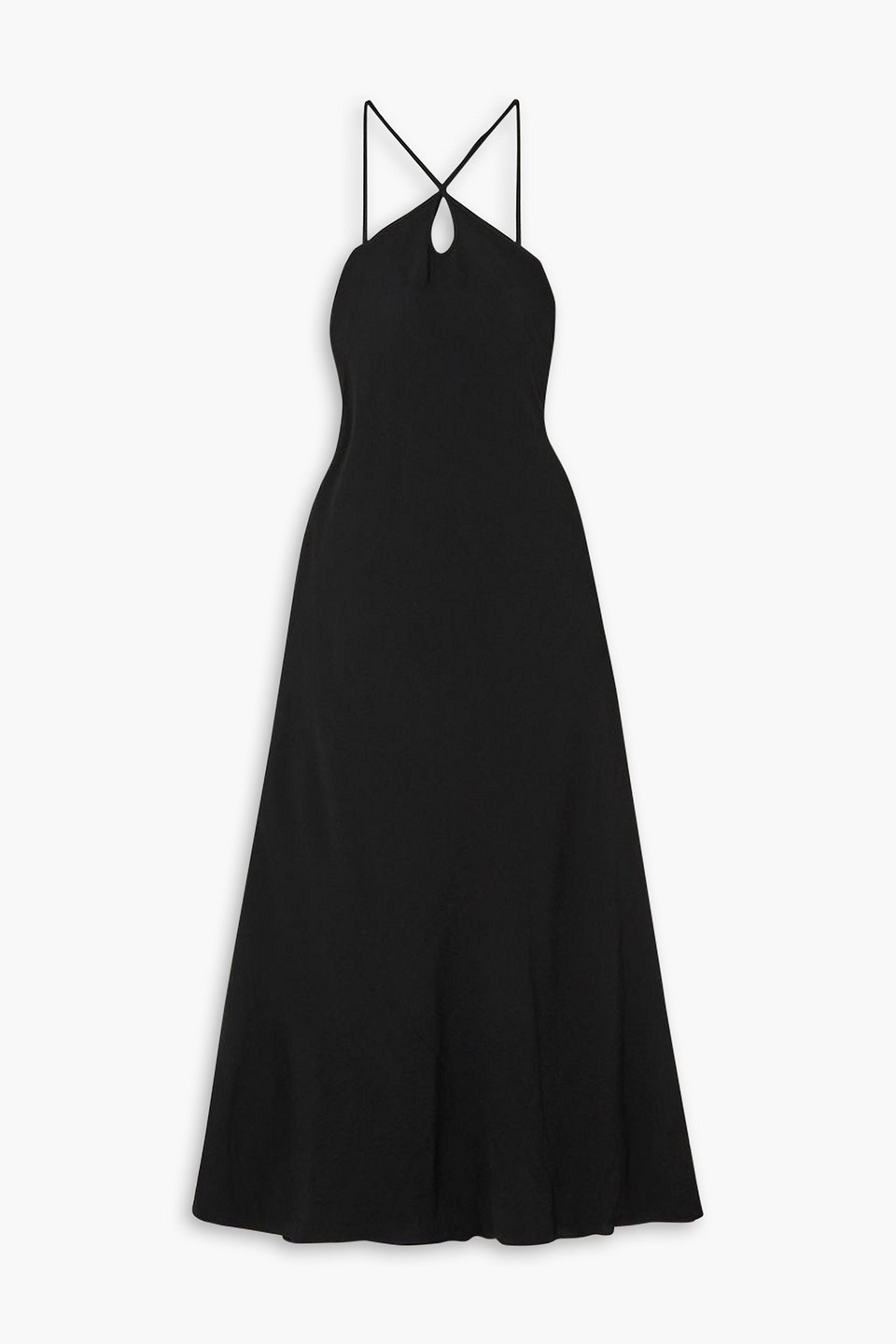 Three Graces London Katrina Jersey Maxi Dress In Black