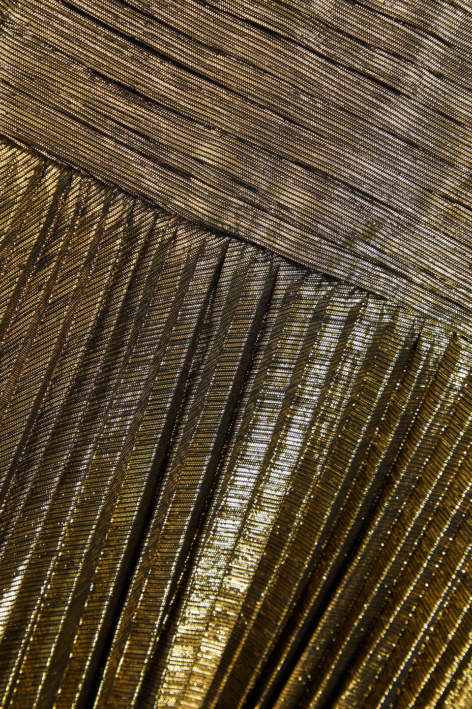 Rebecca Vallance Josie Kleid Mit Metallischem Finish In Gold