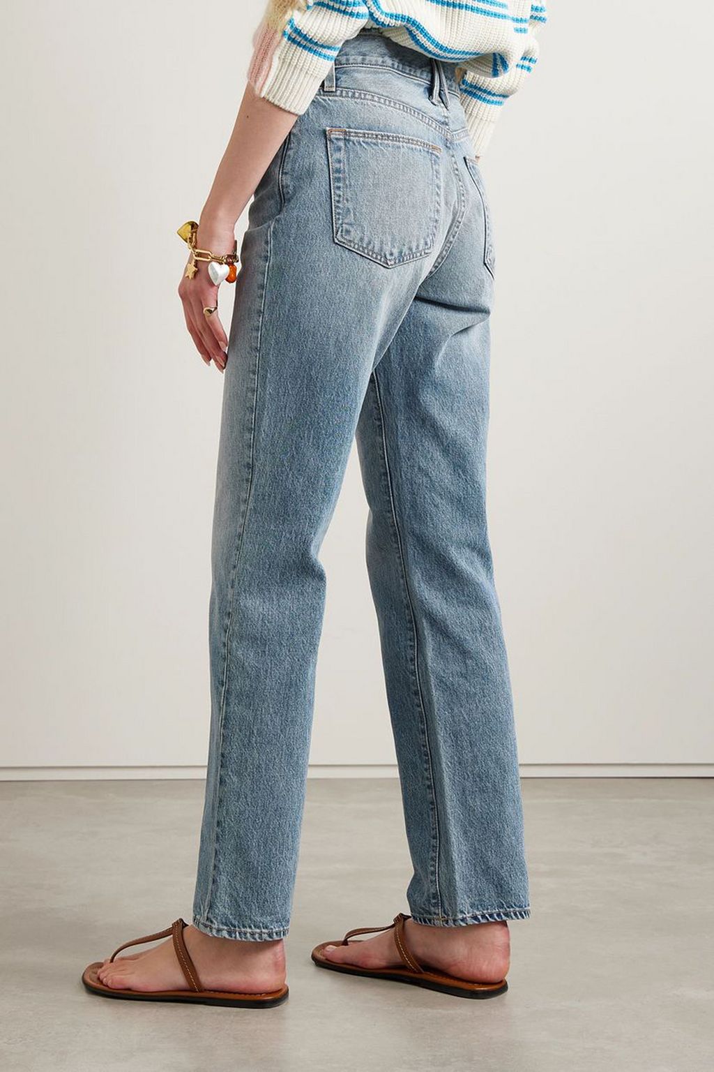 SLVRLAKE Stella high-rise straight-leg  jeans