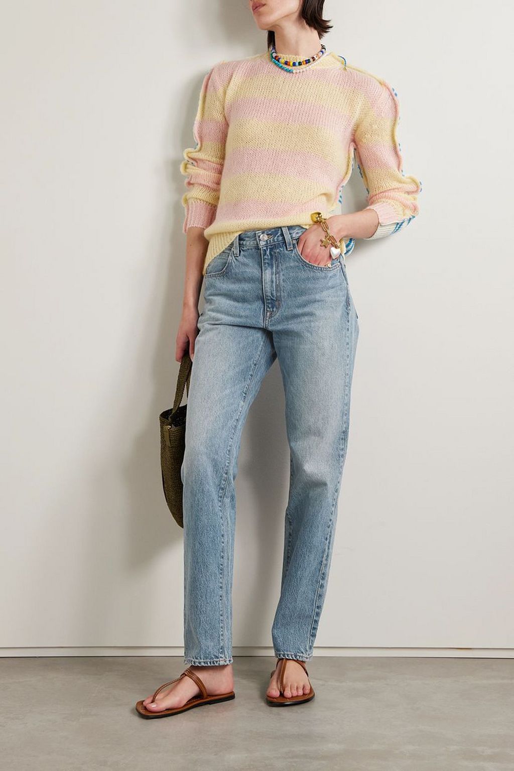 SLVRLAKE Stella high-rise straight-leg  jeans