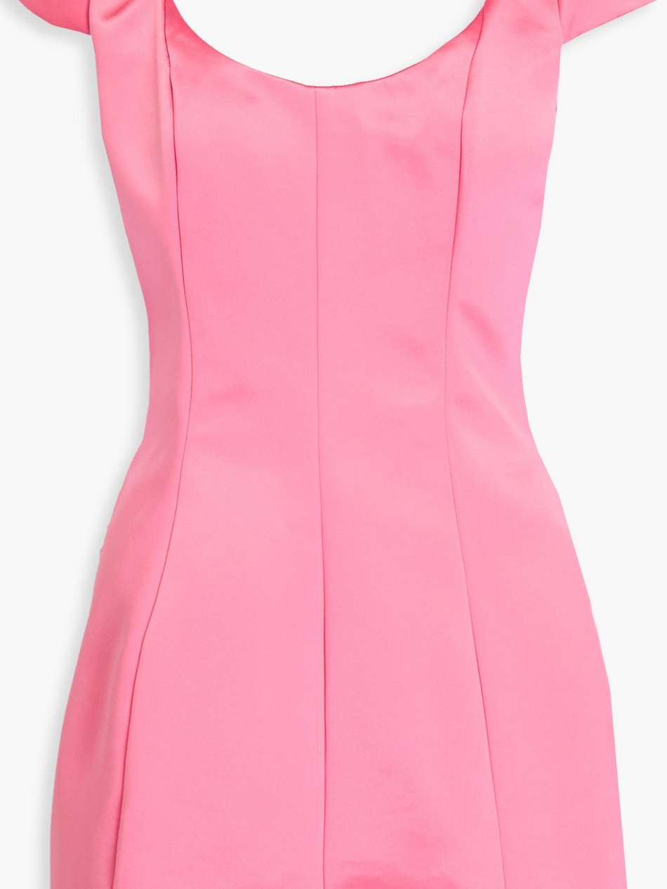 satin mini dress