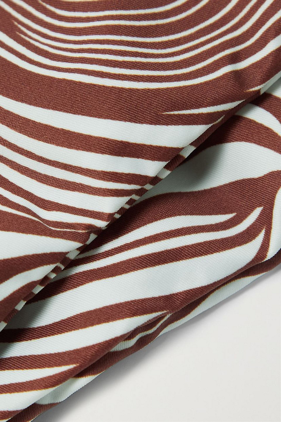 FAITHFULL AMBRA ZEBRA-PRINT STRETCH-ECONYL® BIKINI BRIEFS