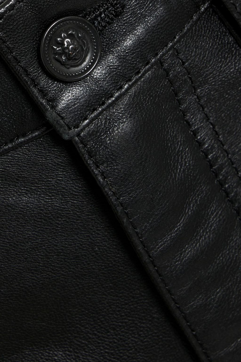 SLVRLAKE Indiana leather flared pants