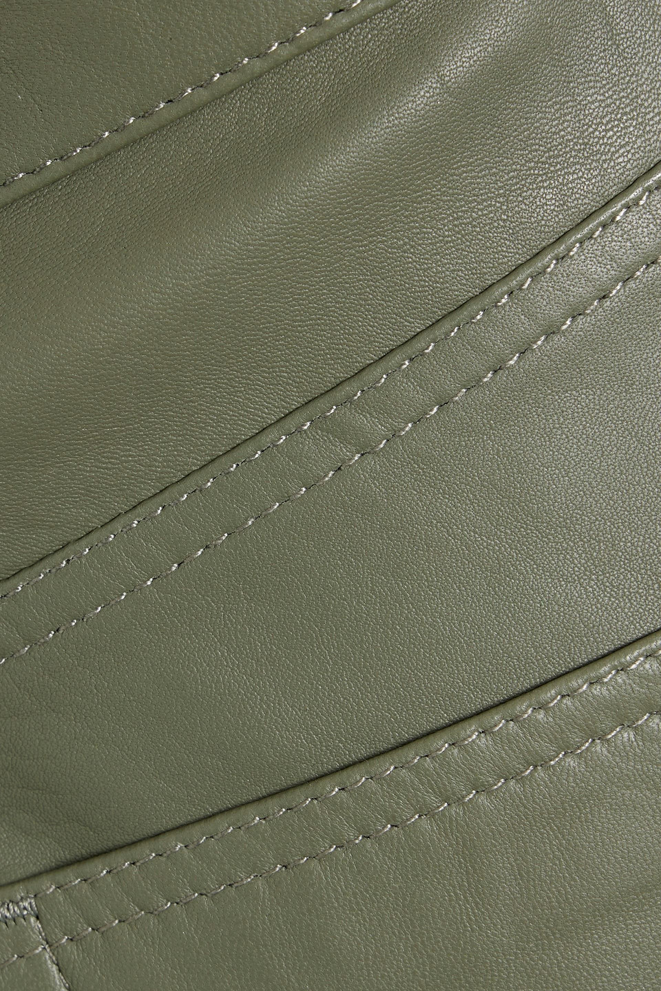 SLVRLAKE LONDON LEATHER STRAIGHT-LEG PANTS 