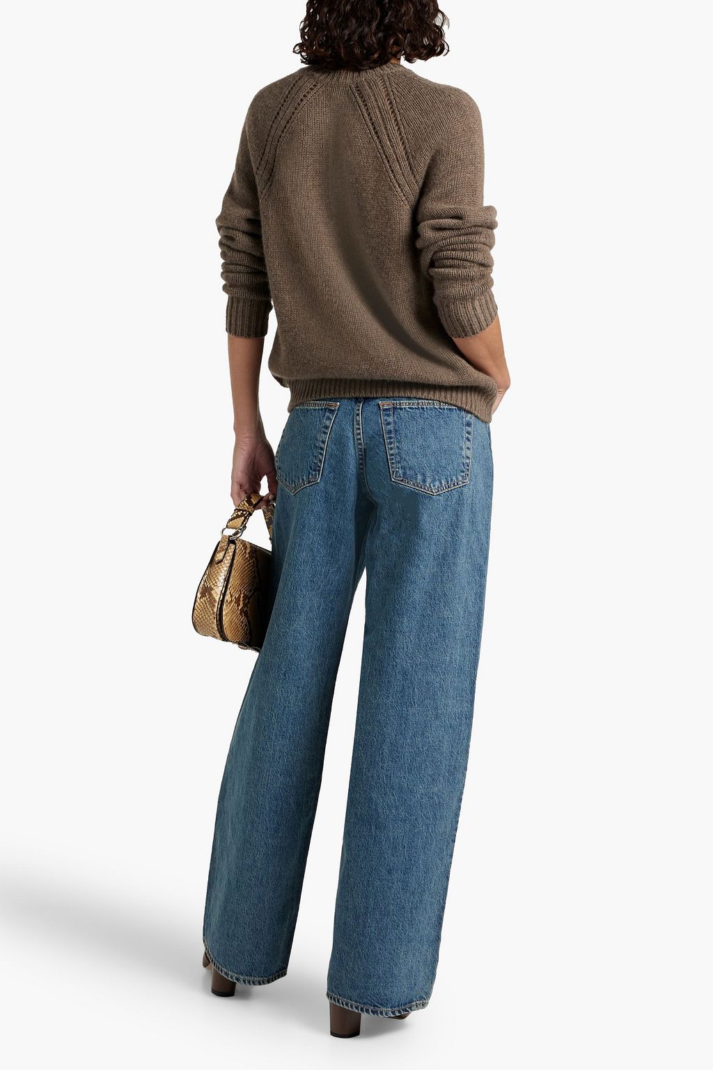 SLVRLAKE Mica high-rise wide-leg jeans