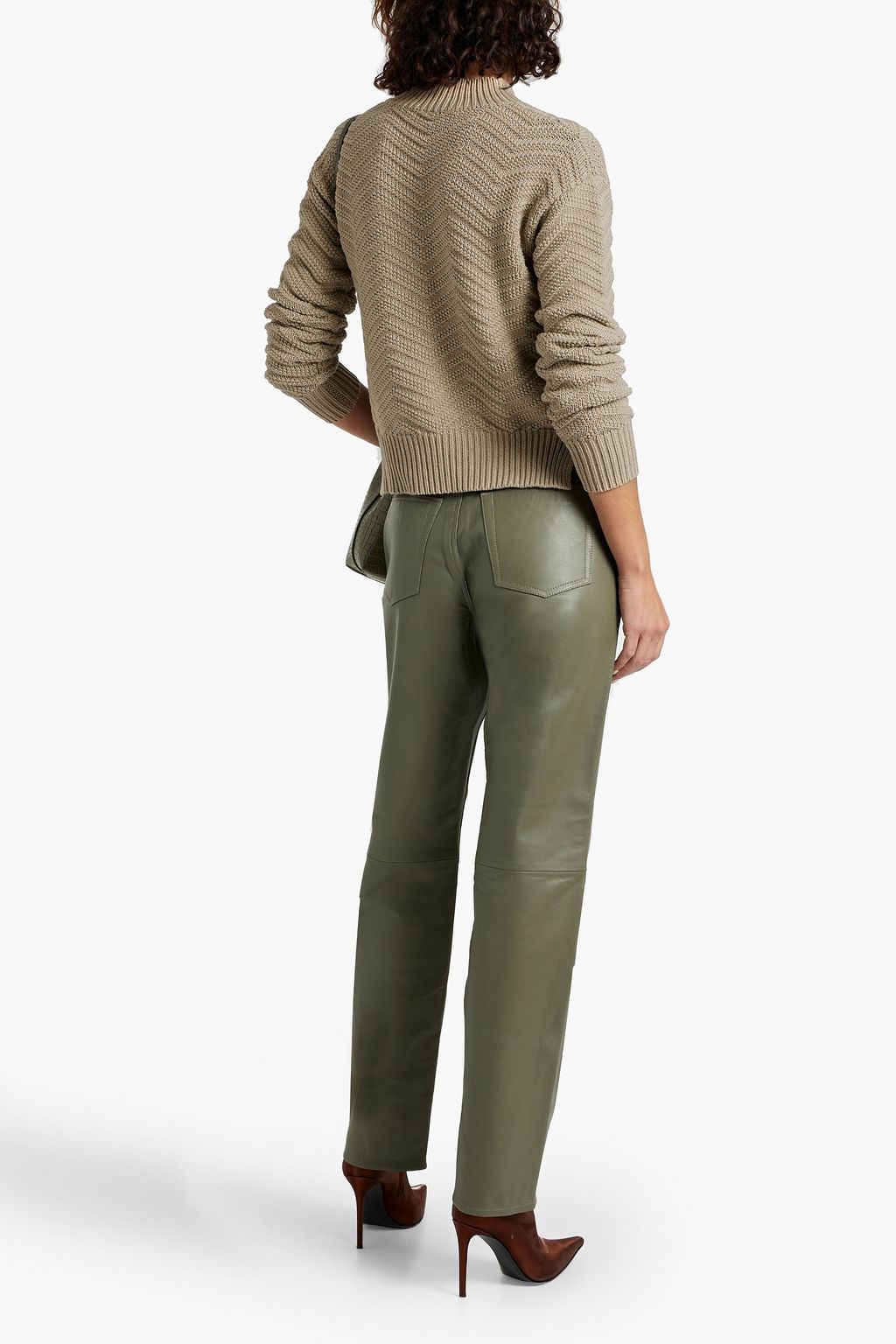 AUTUMN CASHMERE Jacquard-knit cotton sweater