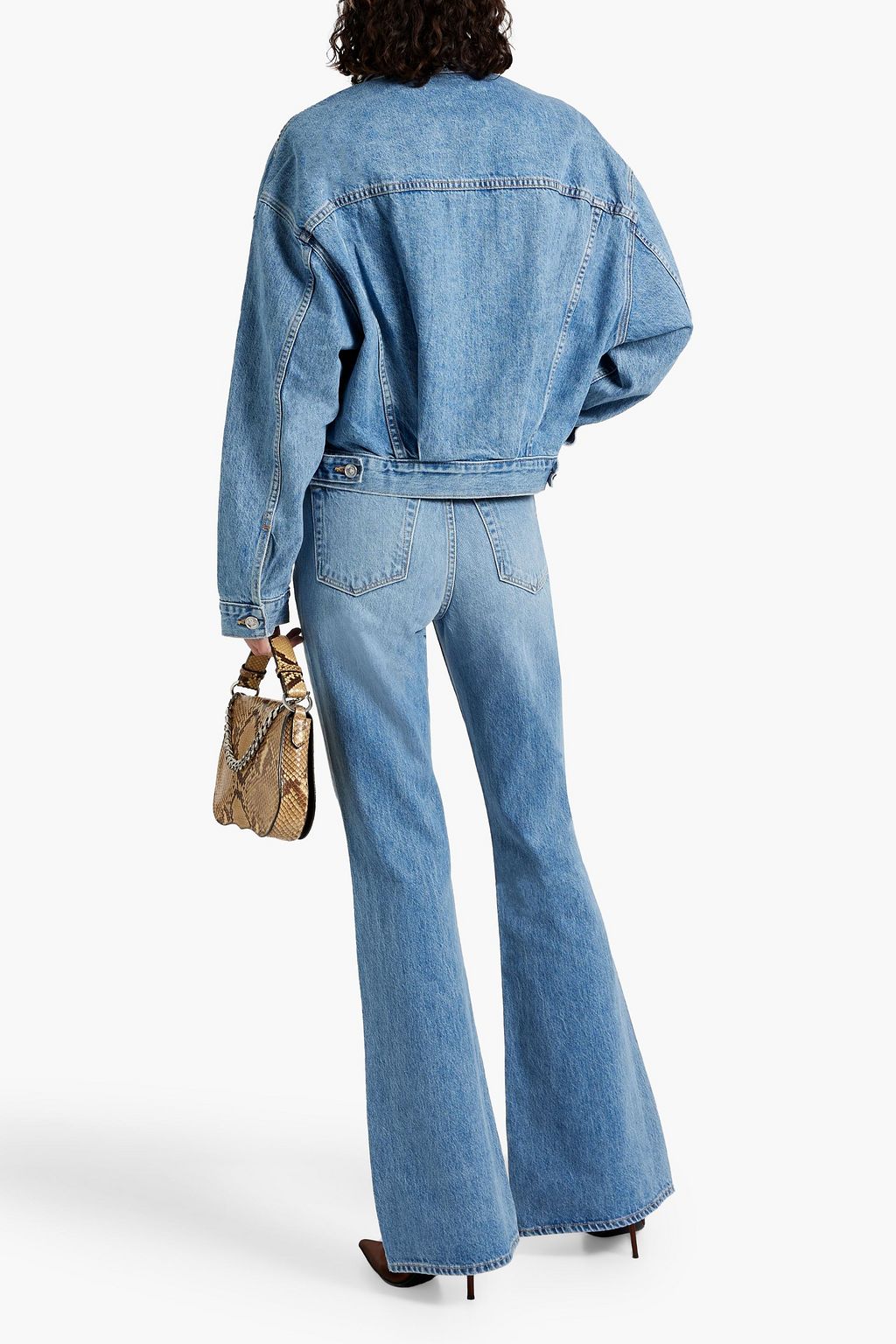 SLVRLAKE Indiana high-rise flared jeans