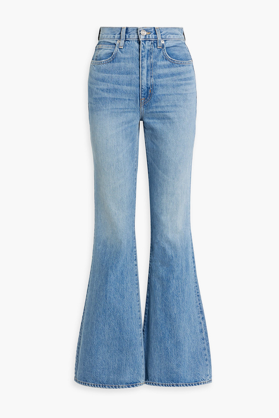 Slvrlake Charlotte High Rise Slim Boot In Light Denim