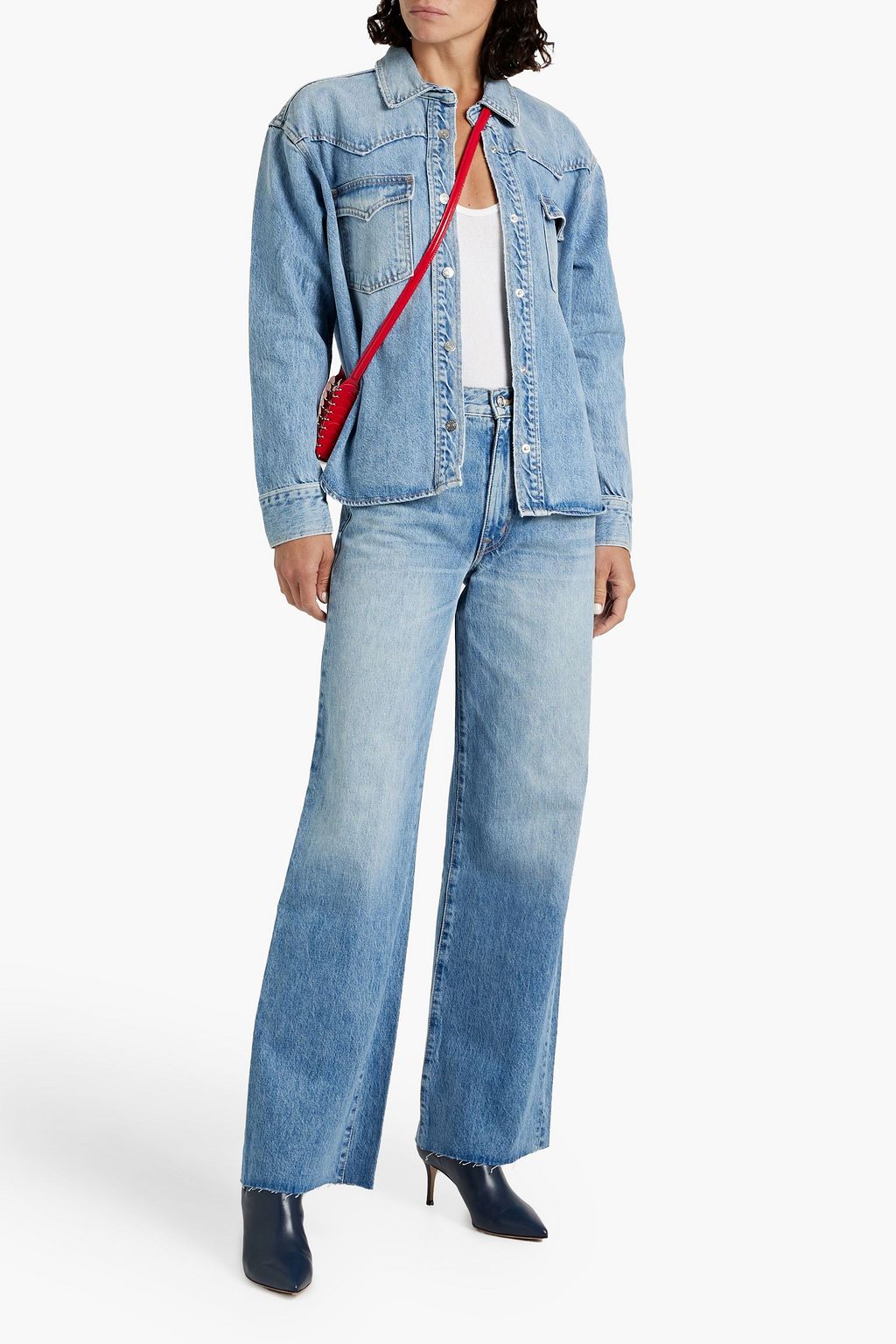 SLVRLAKE Cassidy denim shirt