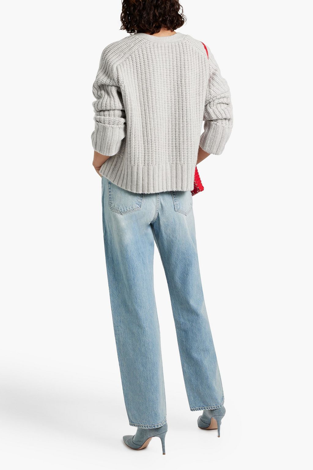 AUTUMN CASHMERE Ribbed-knit sweater