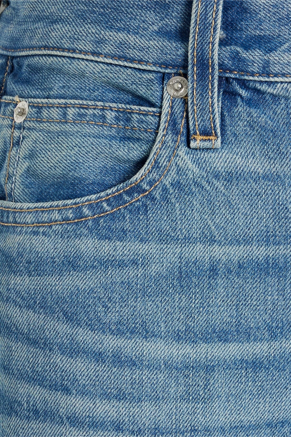 Slvrlake Stella Distressed High-rise Straight-leg Jeans In Mid Denim