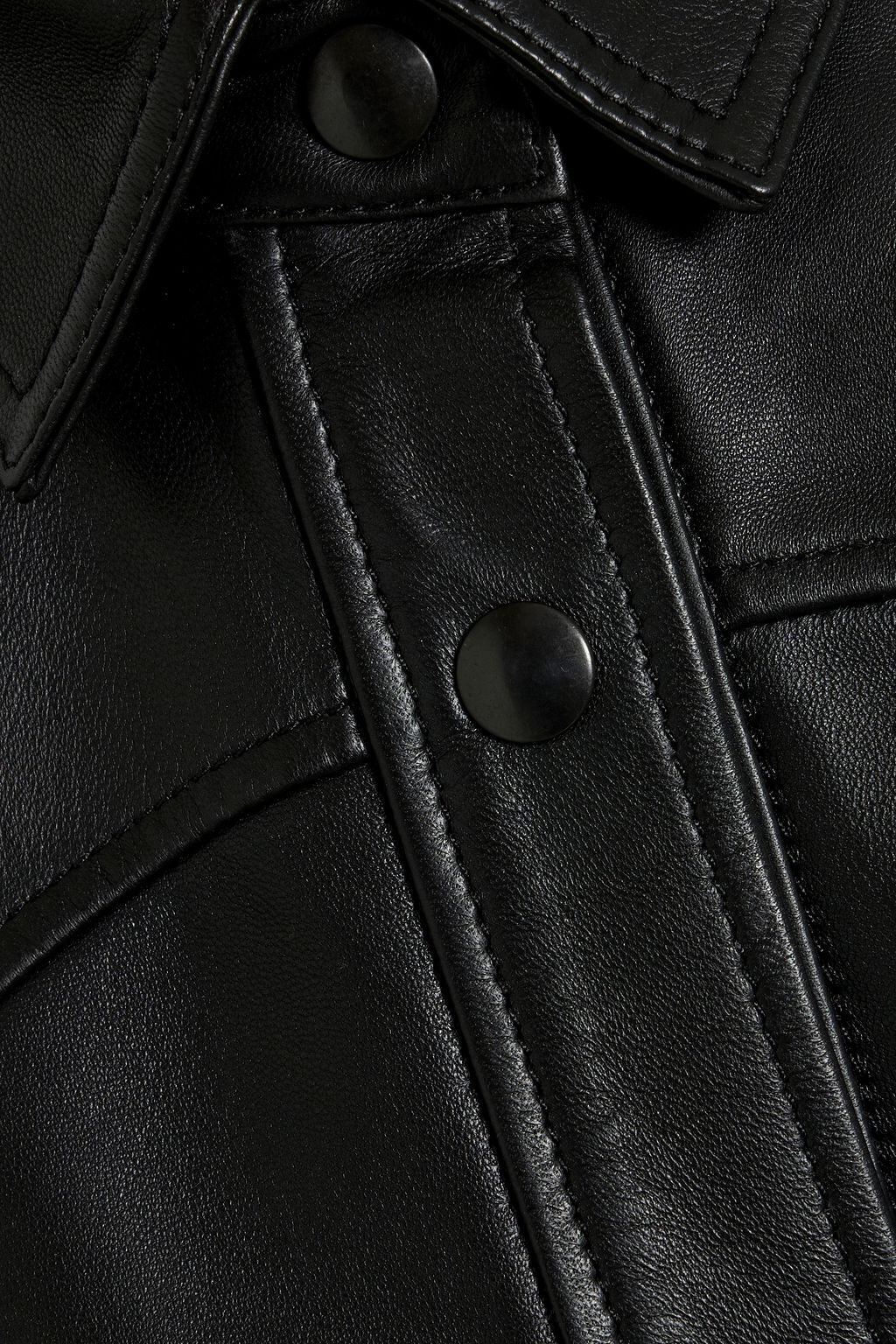 SLVRLAKE Cassidy leather shirt