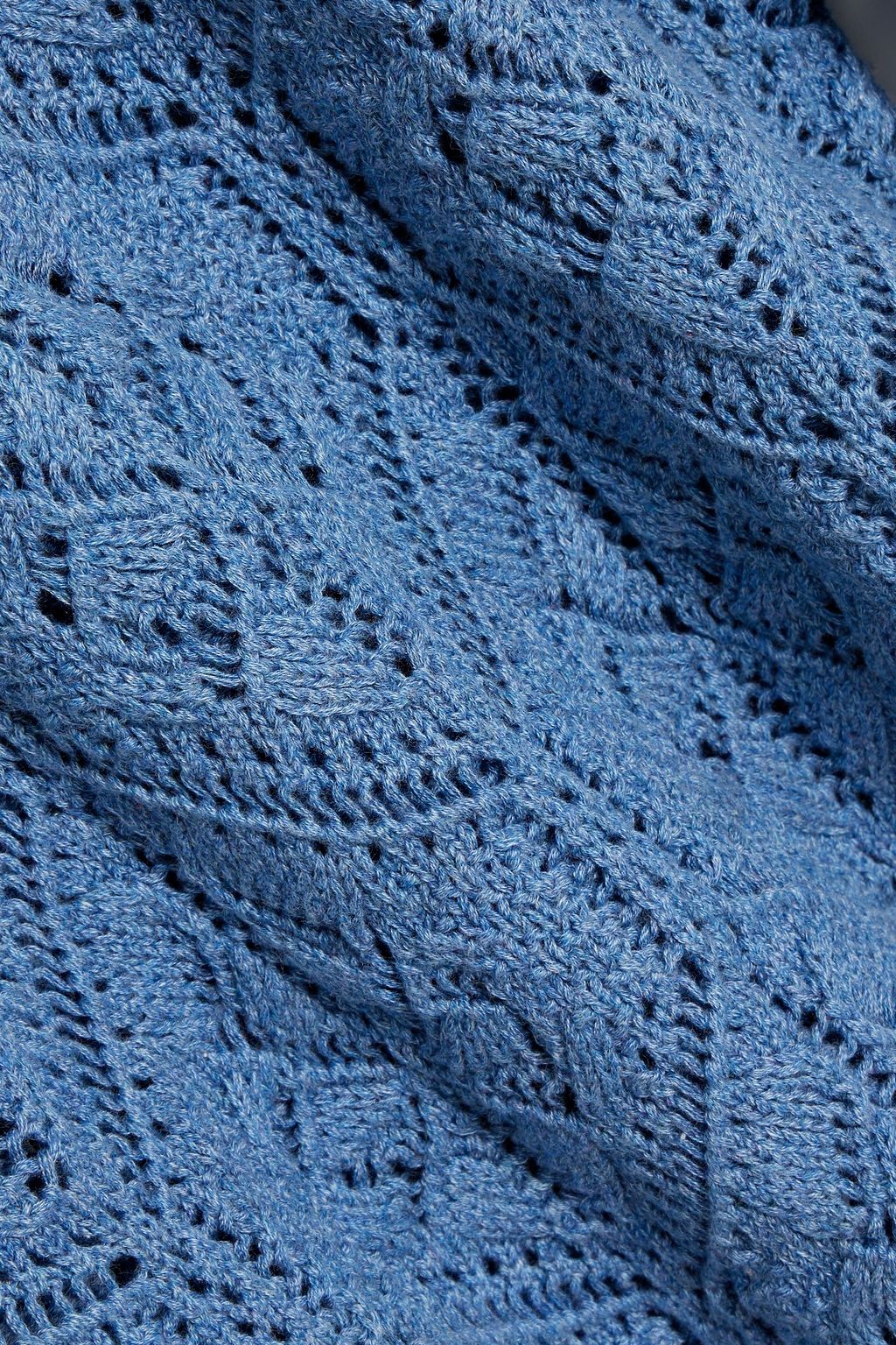 COTTON BY AUTUMN CASHMERE Pointelle-knit cotton sweater