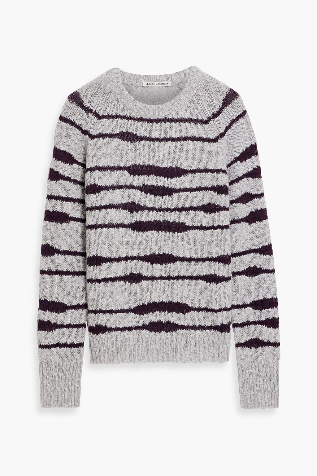 AUTUMN CASHMERE Striped cashmere sweater THE OUTNET