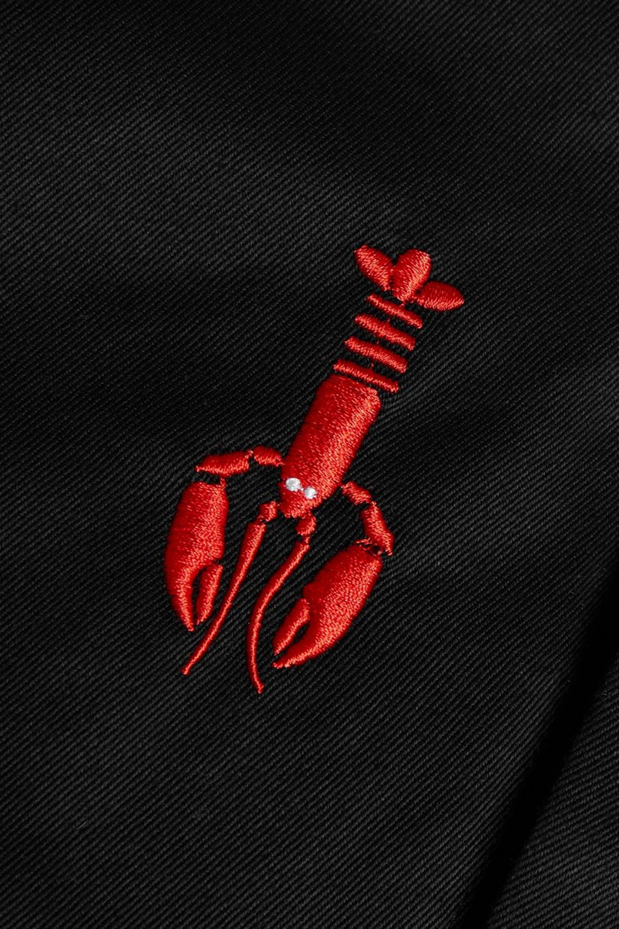 Thom Browne Cropped embroidered cotton-twill straight-leg pants thumbnail