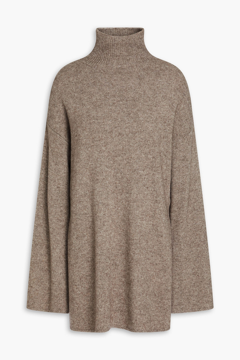 By Malene Birger Camira Rollkragenpullover Aus Einer Woll-yakwollmischung In Graubraun