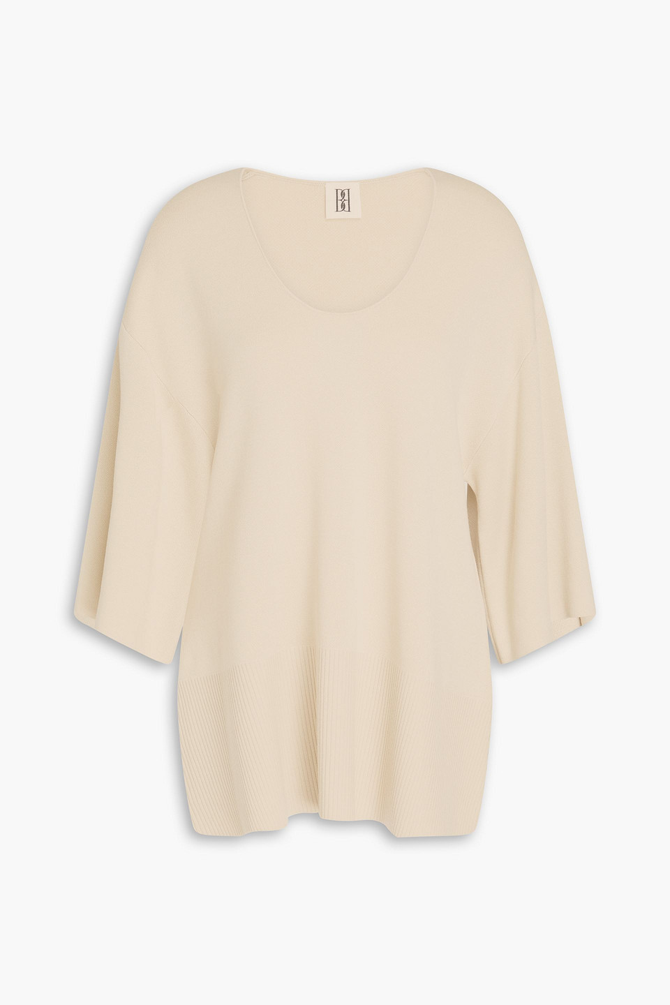 By Malene Birger Thelia Tencel™ Lyocell-blend Sweater In Beige