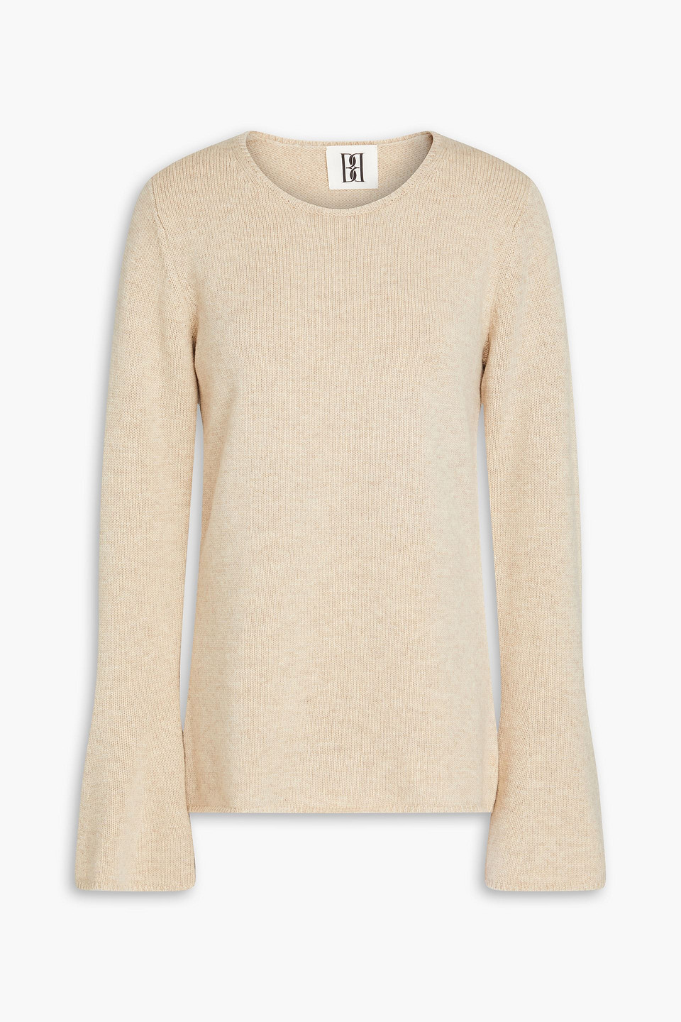 Shop By Malene Birger Cyrema Wool Sweater In Beige
