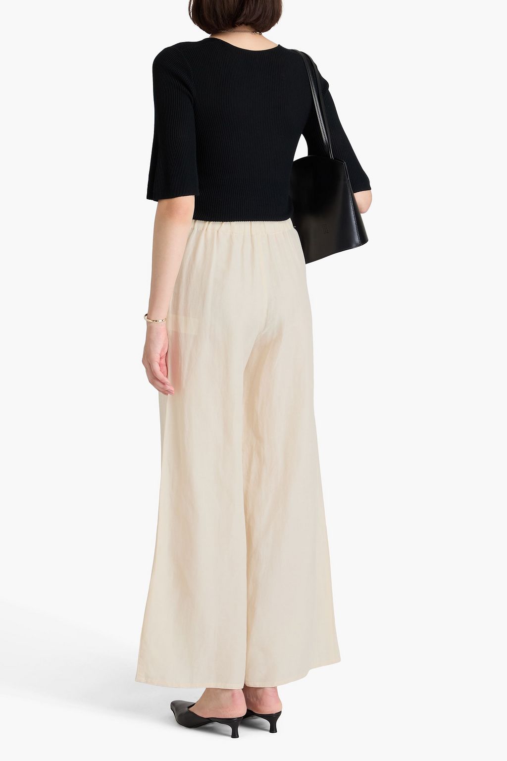 BY MALENE BIRGER بنطال "كامبين" بأرجل واسعة