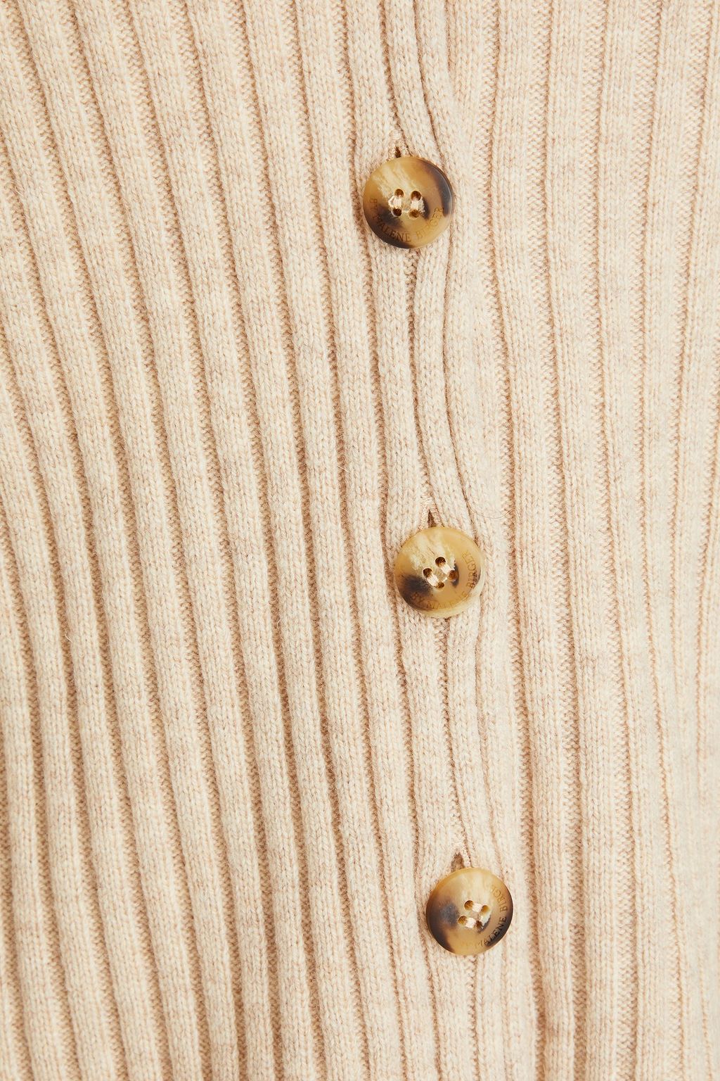 BY MALENE BIRGER كارديغان "سيران" من الصوف المضلّع