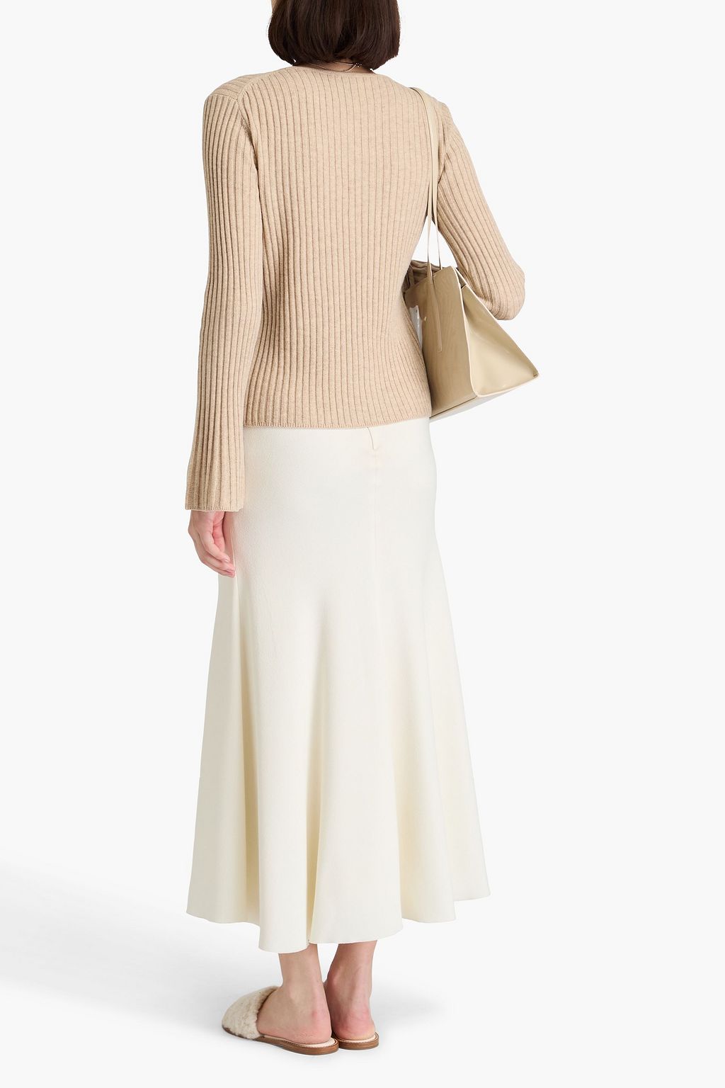 BY MALENE BIRGER كارديغان "سيران" من الصوف المضلّع