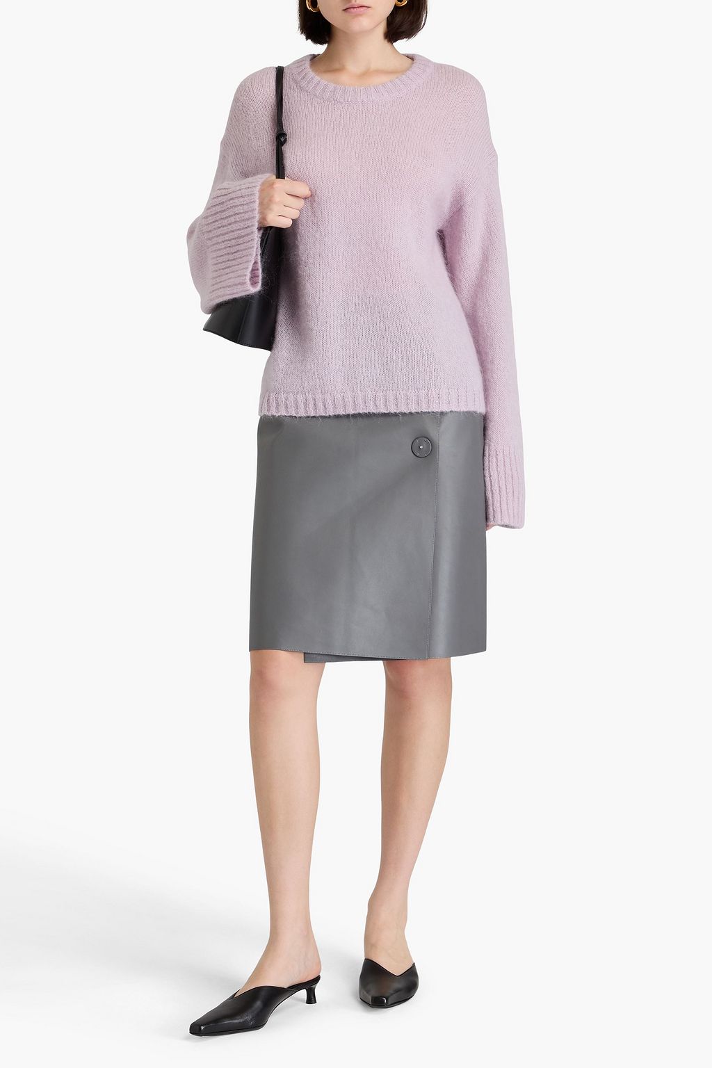 BY MALENE BIRGER كنزة رياضية "سييرا" مصنوعة من نسيج محبوك وممشّط