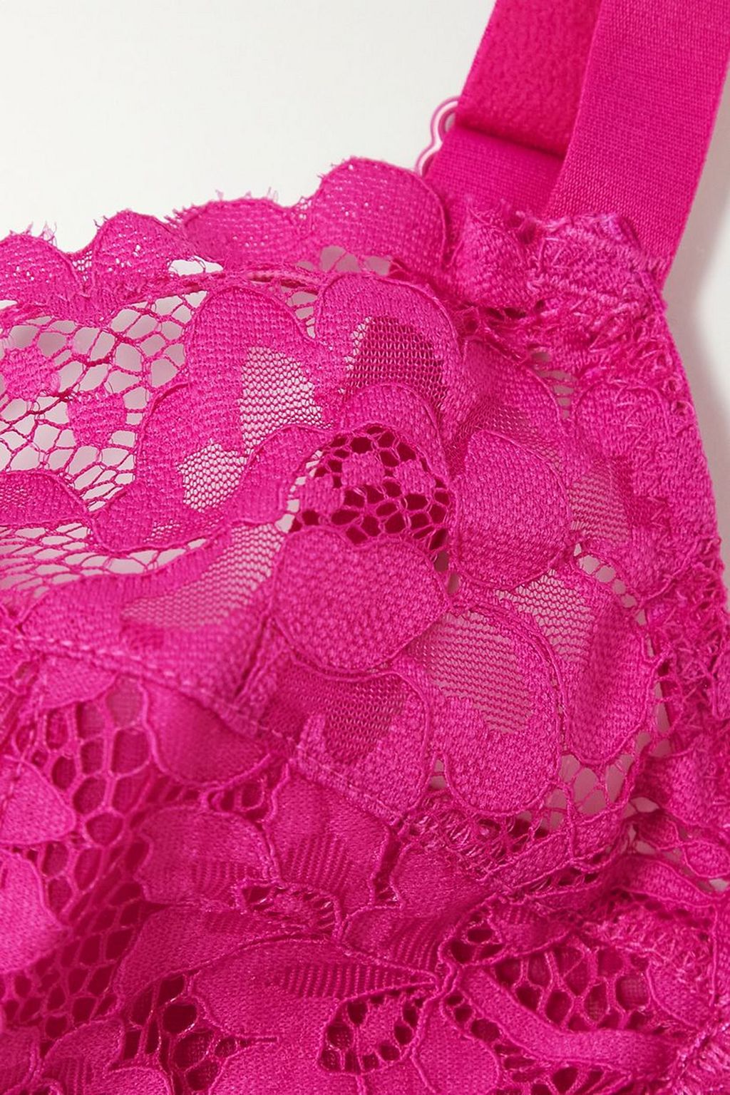 ELSE Petunia stretch-mesh and corded lace underwired bra