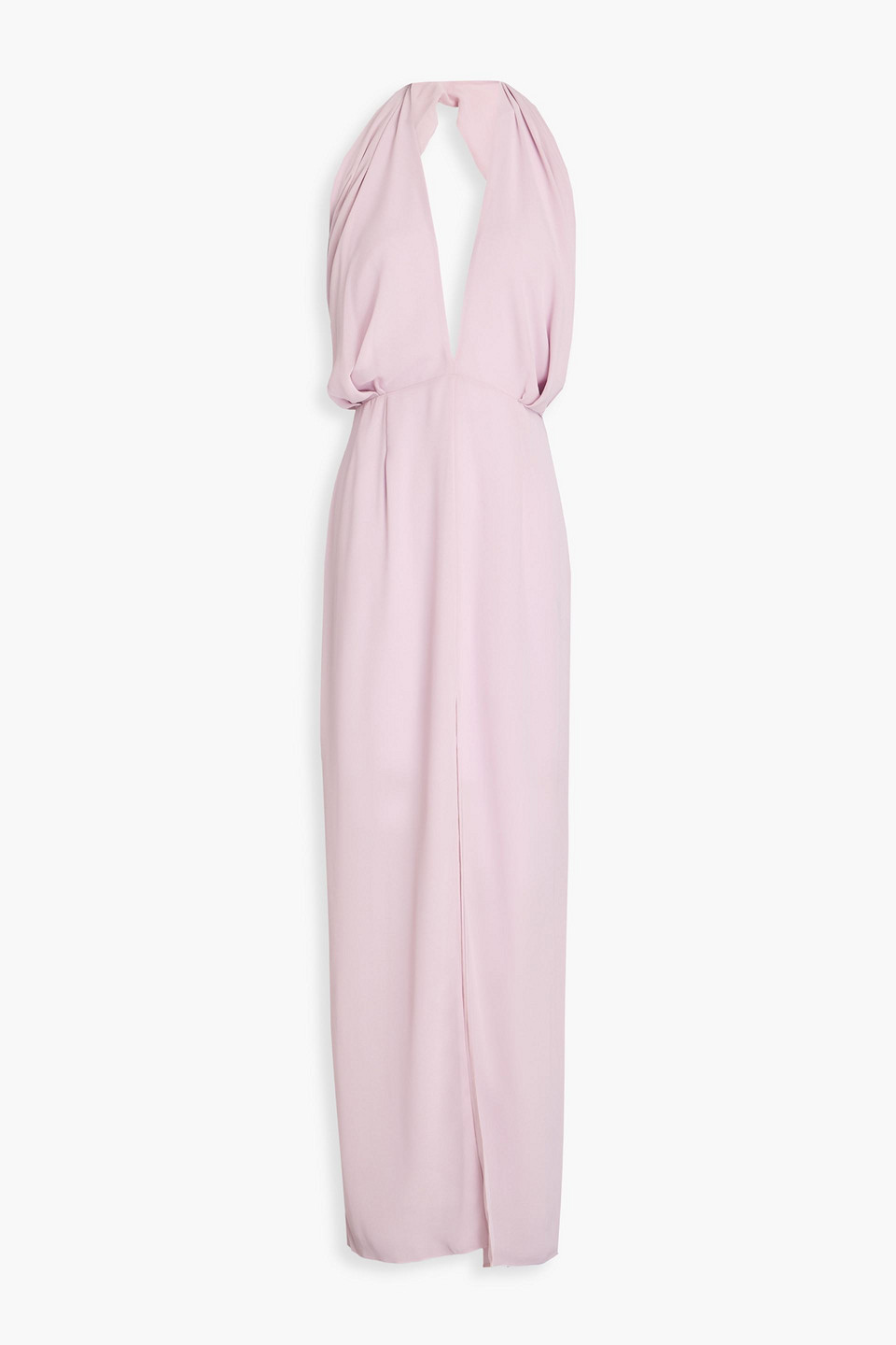 16arlington Isolde Georgette Halterneck Maxi Dress In Pink | ModeSens