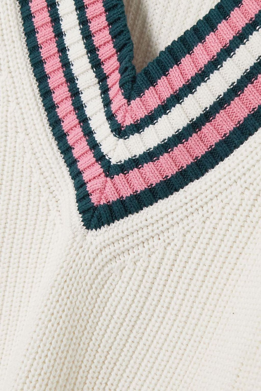 THE UPSIDE Louie striped cotton sweater