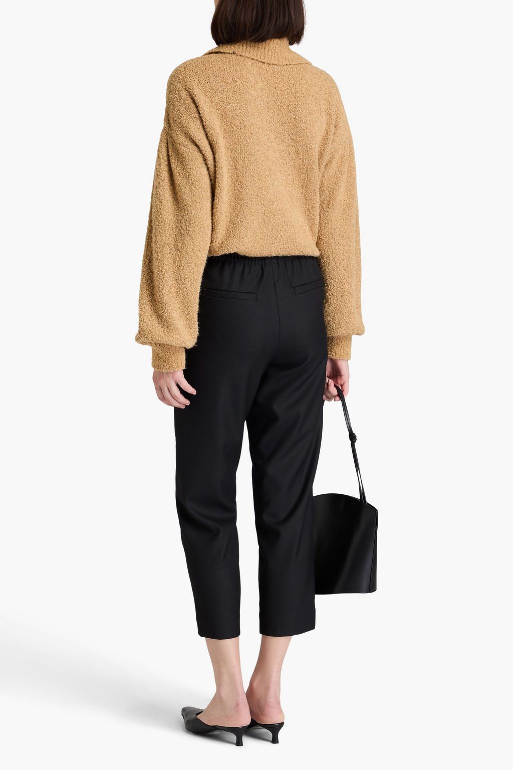 BY MALENE BIRGER بنطال "ريمي" قصير من التويل بأرجل مستقيمة