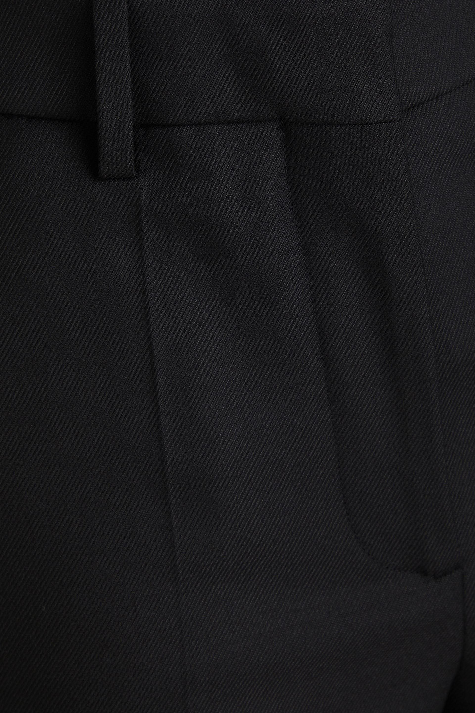 By Malene Birger Igda Twill Straight-leg Pants In Black