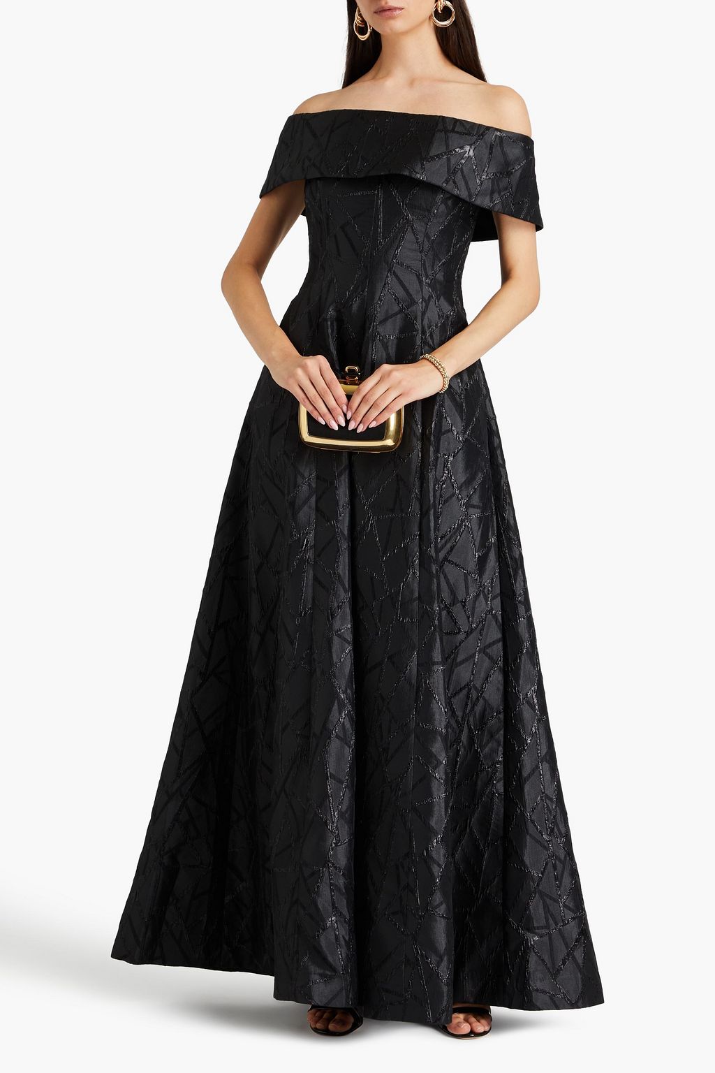 REBECCA VALLANCE Colette jacquard gown