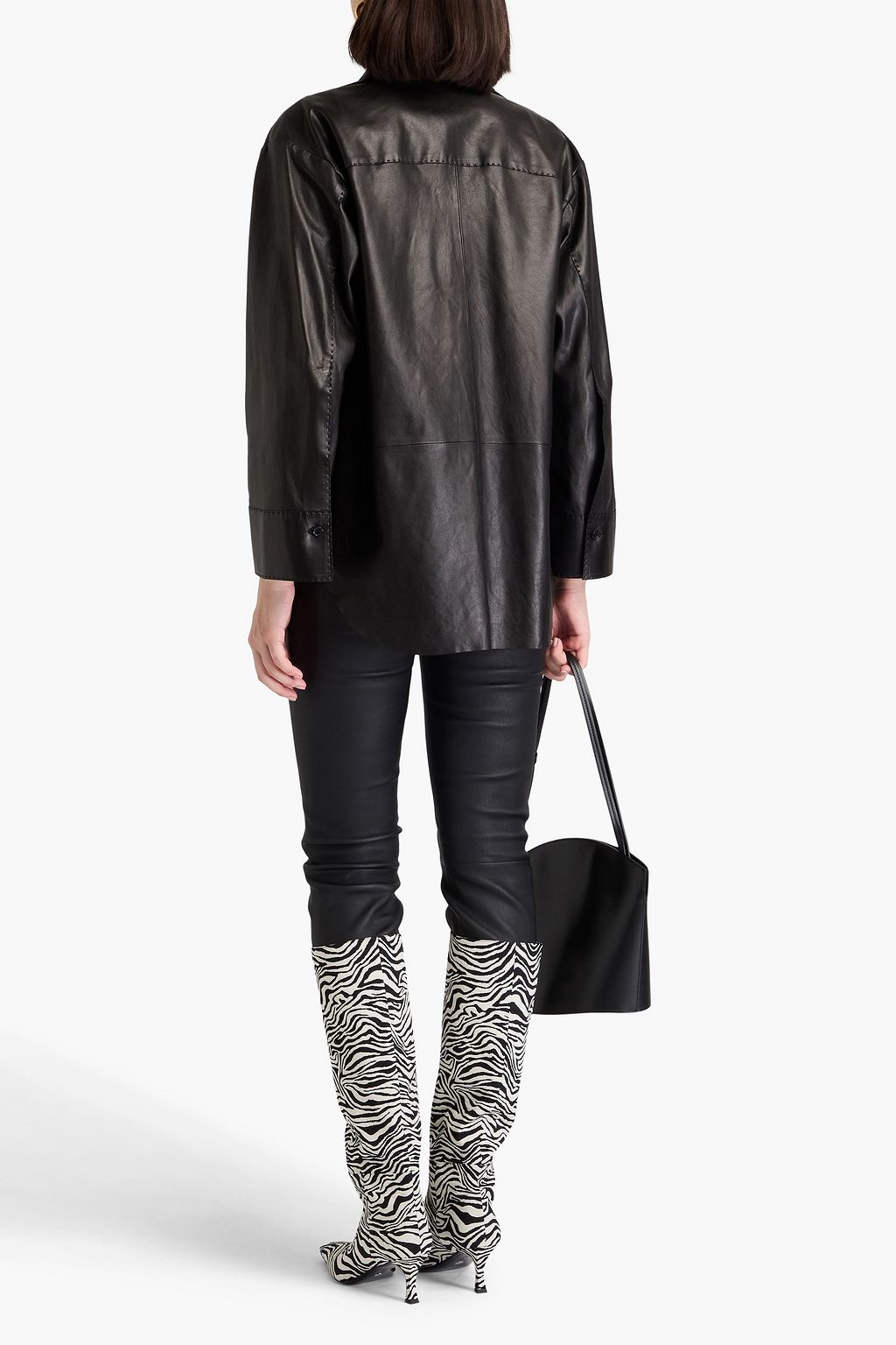 BY MALENE BIRGER Barissa leather shirt