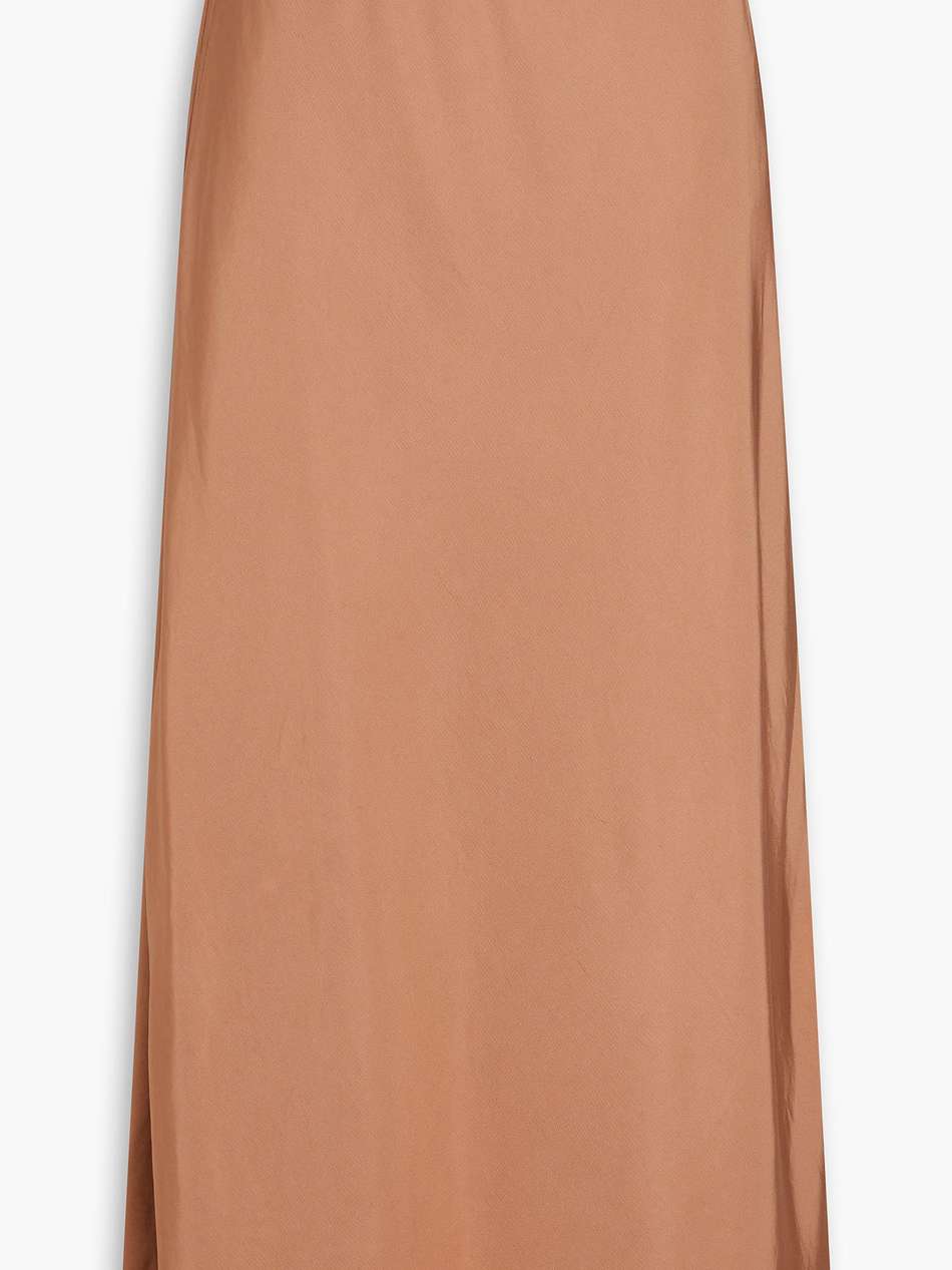 boshan satin-twill midi skirt