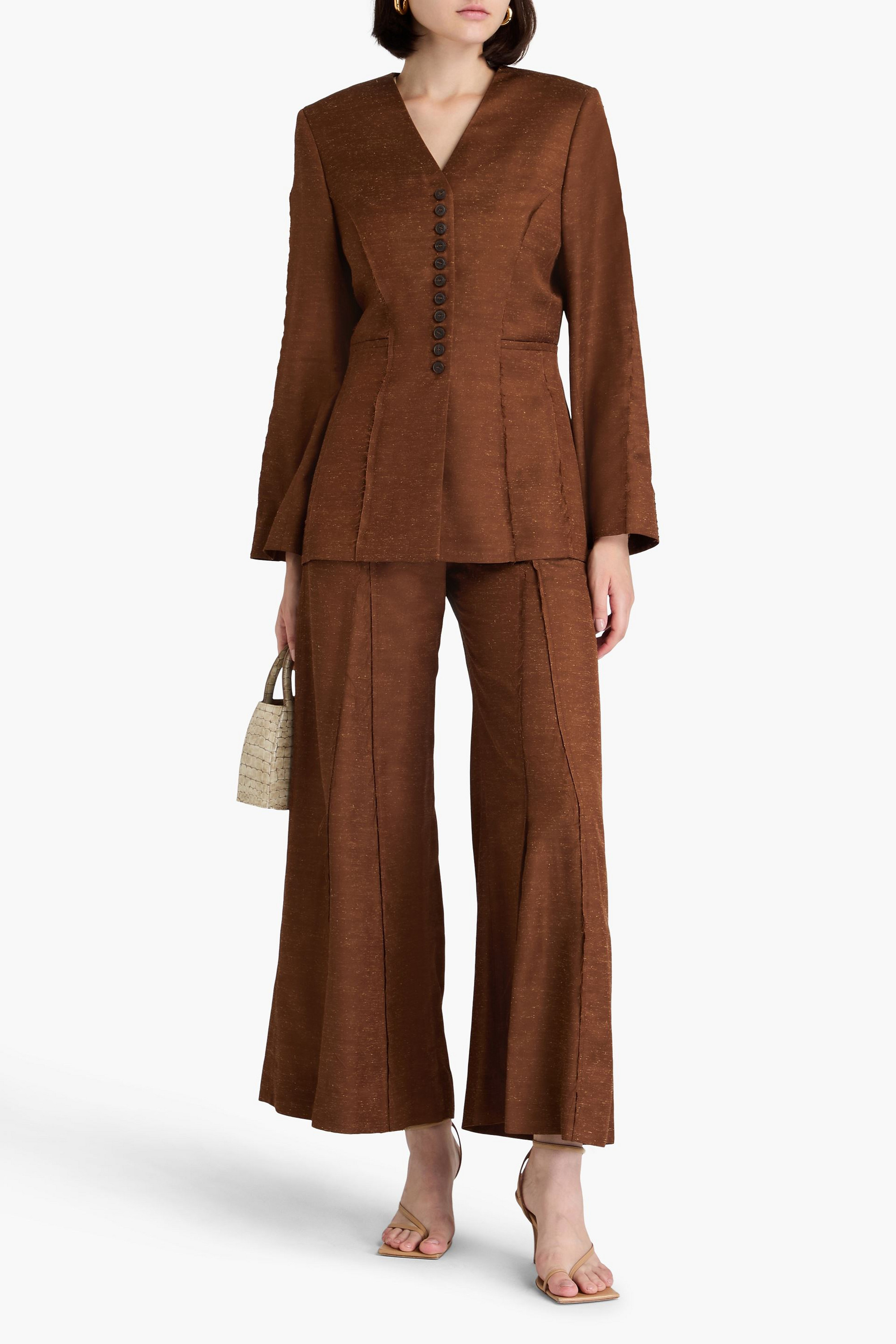 By Malene Birger Abruzzi slub twill blazer
