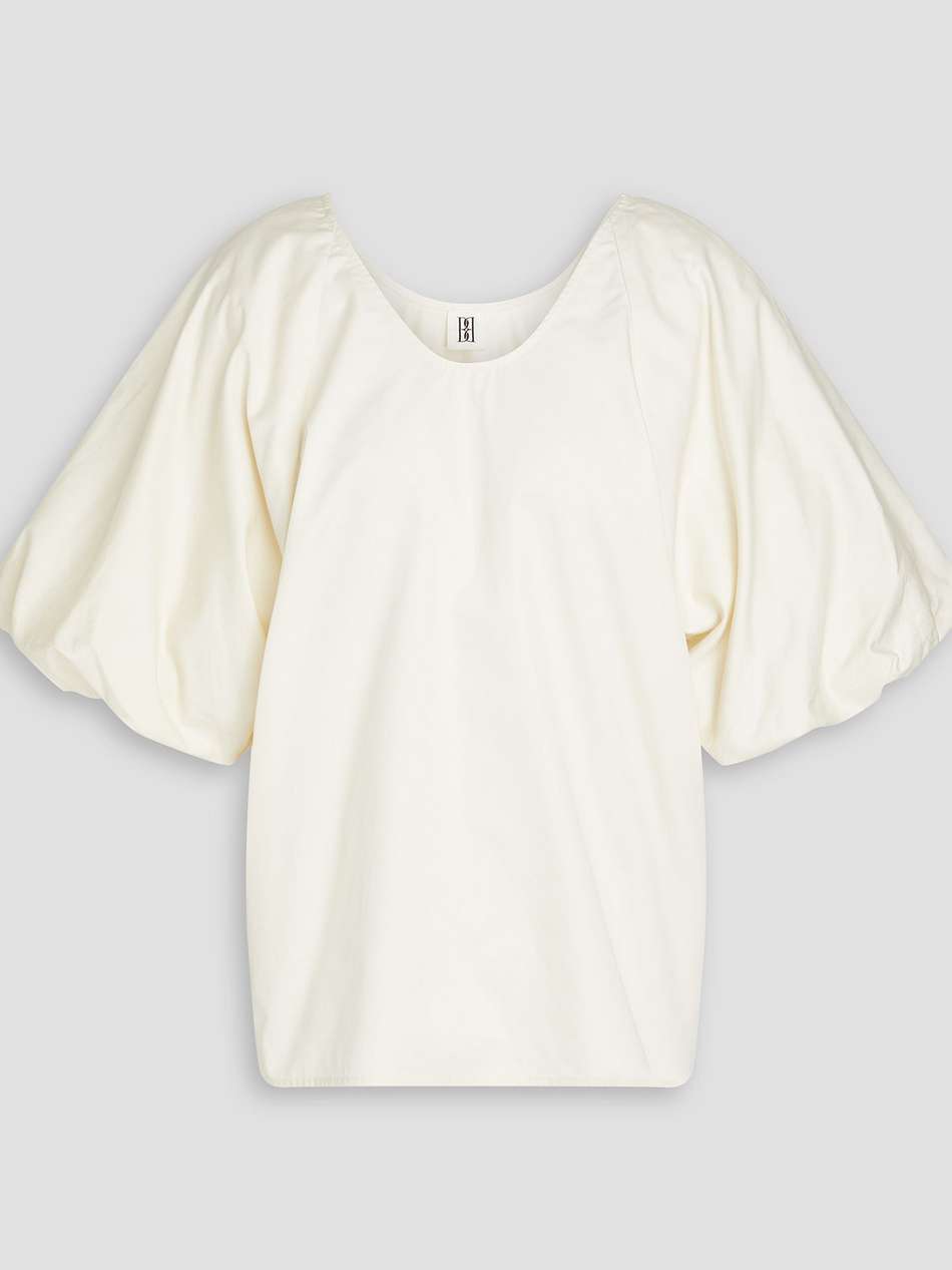 piamonte cotton-poplin top