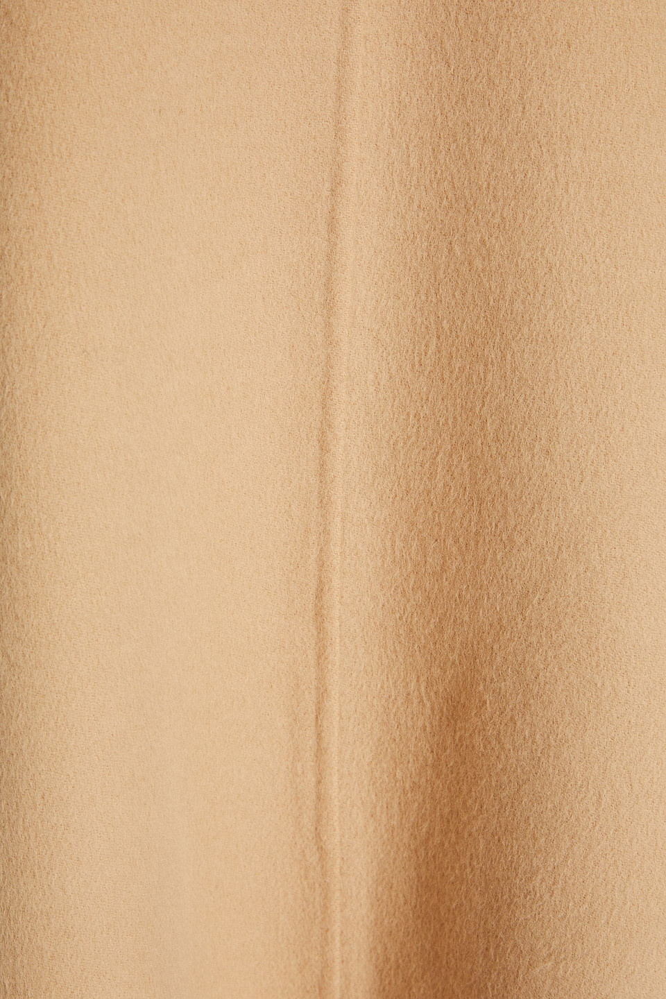 By Malene Birger Calias Brushed Wool-felt Top In Sand