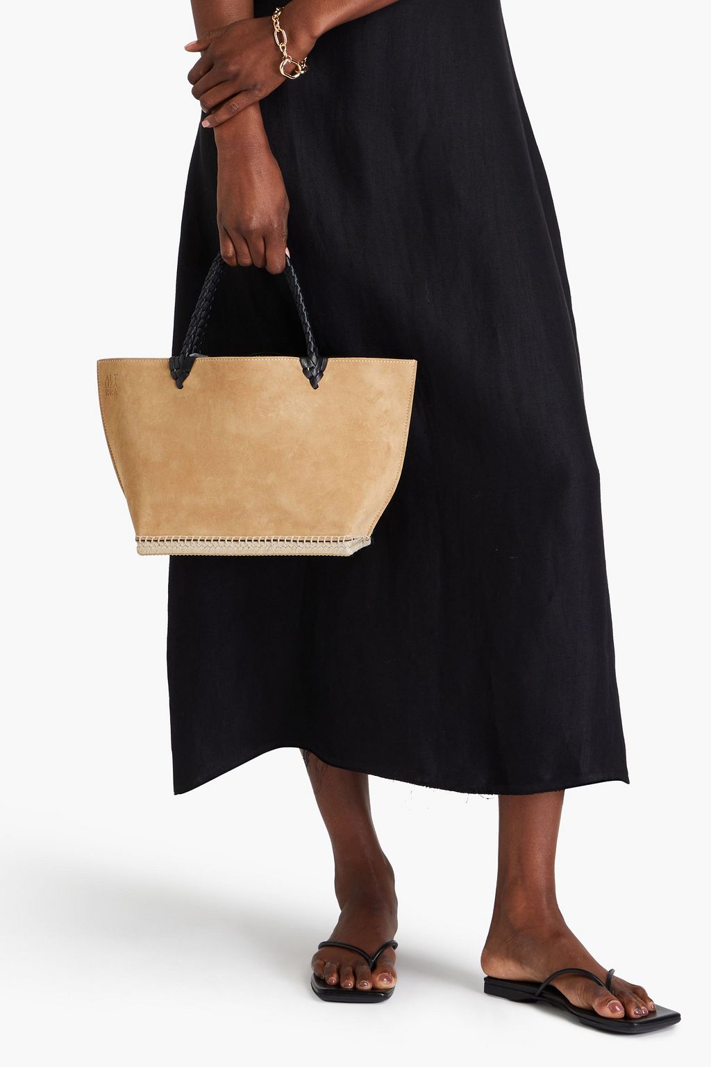 ALTUZARRA Espadrille suede tote