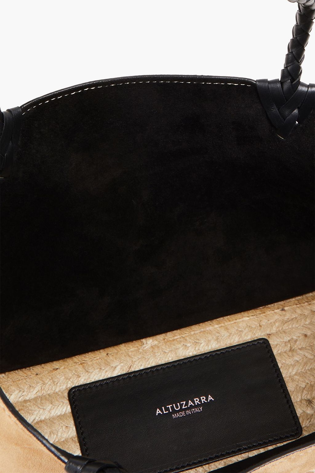 ALTUZARRA Espadrille suede tote