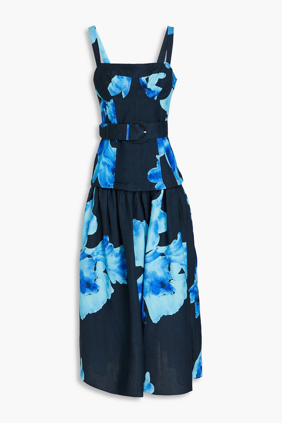 Nicholas Lidia Maxi Dress In Navy