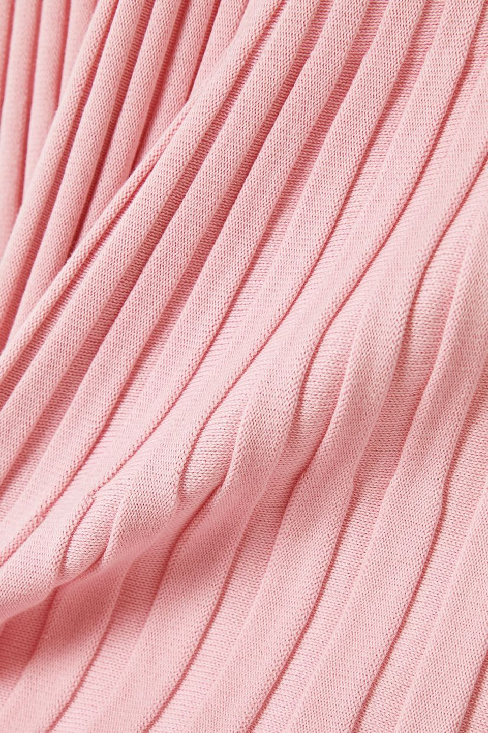 THEBE MAGUGU EMBELLISHED CUTOUT RIBBED COTTON MIDI DRESS