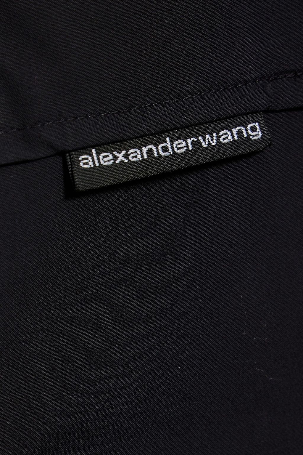 ALEXANDERWANG.T Oversized cotton-poplin shirt