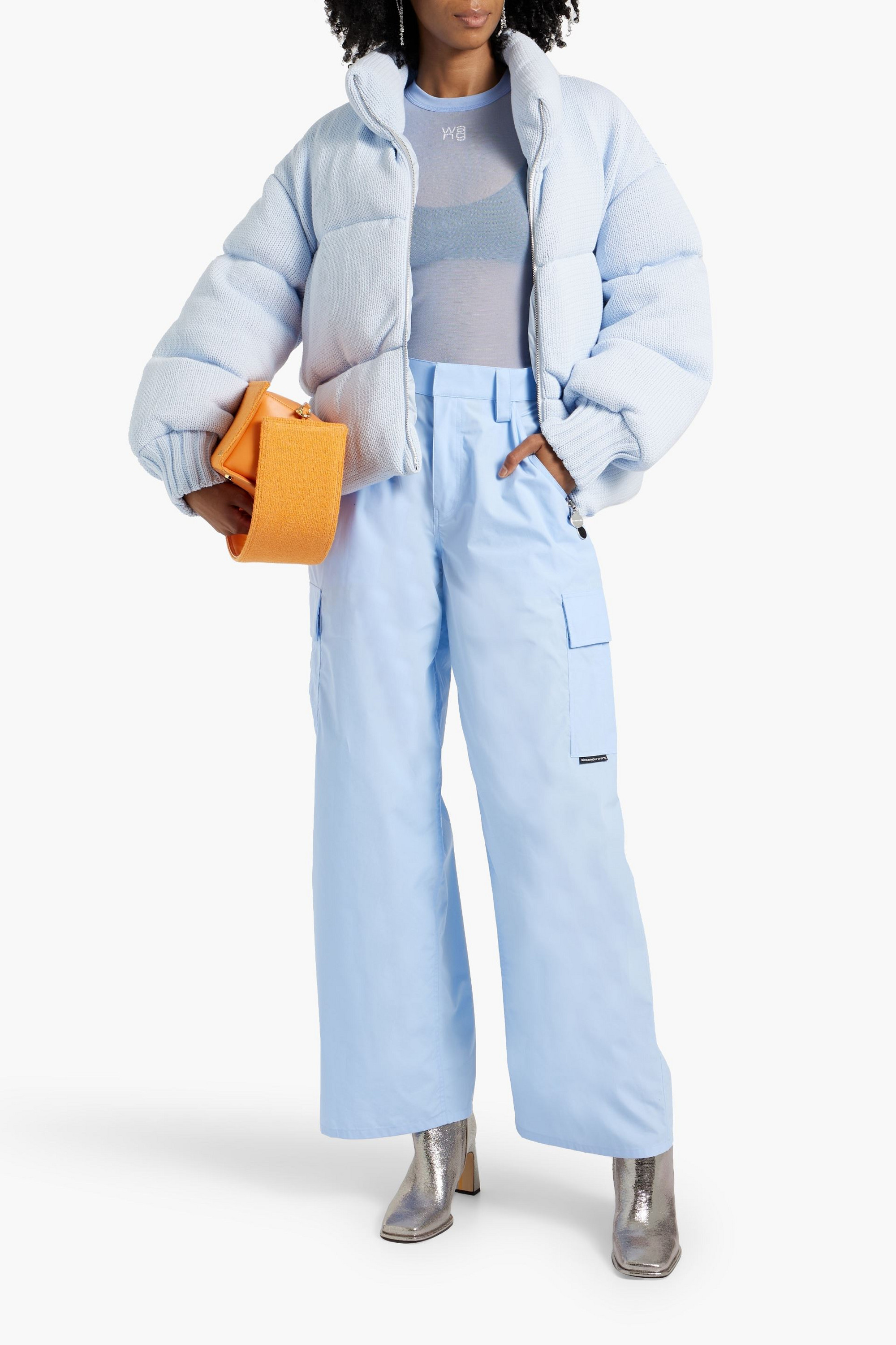 IENKI IENKI Quilted cotton-blend down jacket