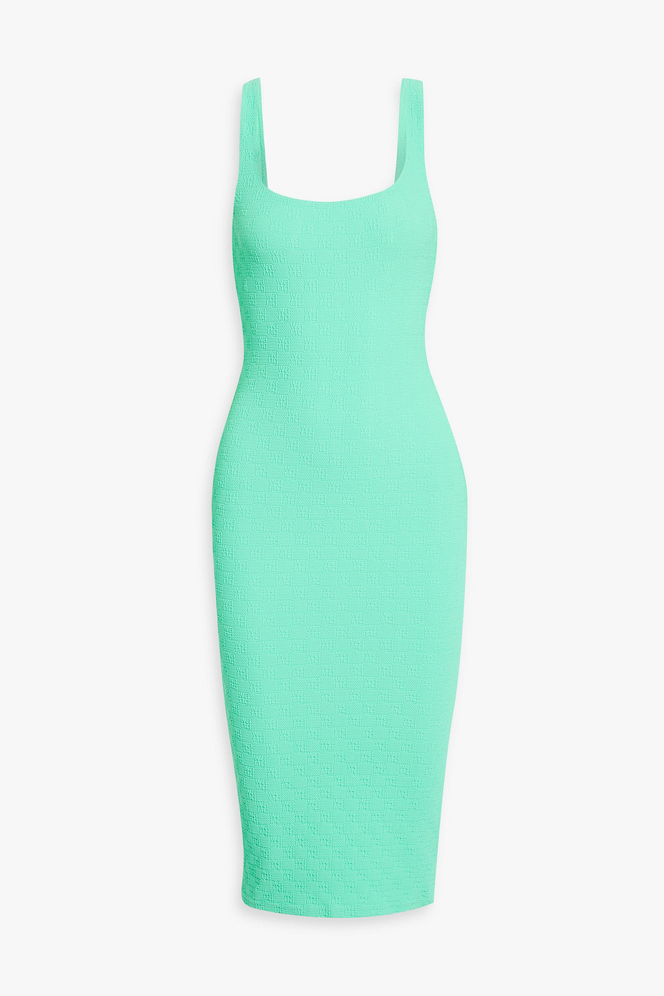 Alexander Wang T Jacquard-knit Dress In Mint