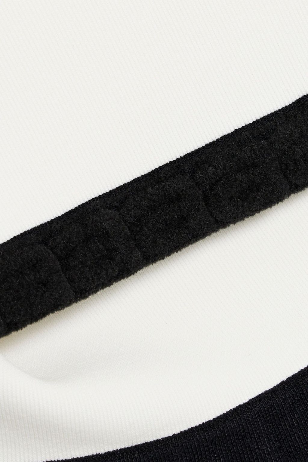 ALEXANDERWANG.T تنورة قصيرة من نسيج بحبكة مطاطية بلونين