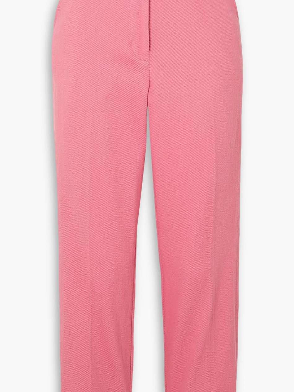 wool straight-leg pants